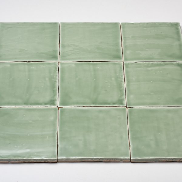 Wandtegel Handvorm Appelgroen 13x13 | Sample Apple groen 13x13 | Sample Apple groen 13x13